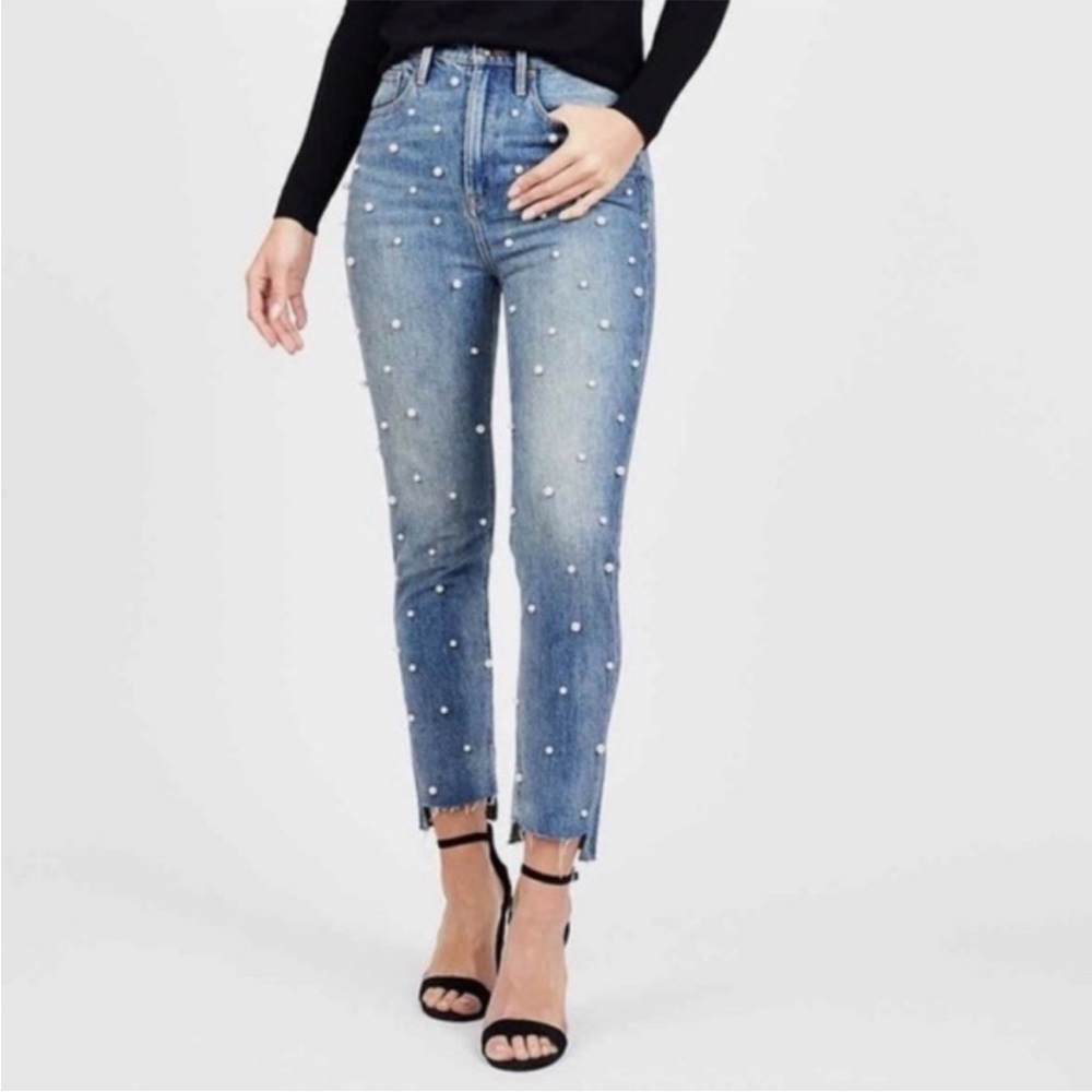 Juicy Couture Black Label Jeans with Pearl Accents
